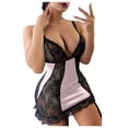 thumbnail image 2 of uublik Lingerie Set for Women Sexy Naughty Sexy Naughty Bodysuit Lace Babydoll Plus Size, 2 of 5
