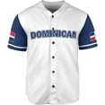 thumbnail image 2 of Personalized Dominican Republic Baseball Jersey Shirt,Team Name Republic Dominicana Baseball Jersey for Men,Women (2XL), 2 of 4