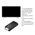 thumbnail image 4 of for  To HD Multimedia Interface Converter, 1080P Lossless Portable Black Converter Adapter Wear   for HD TVs for Game Consoles, 4 of 8