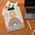 thumbnail image 5 of FORMRS A4 Clipboard Folder with Pen Holder Horizontal Foldable School Office Binder, Beige Rainbow, 5 of 9