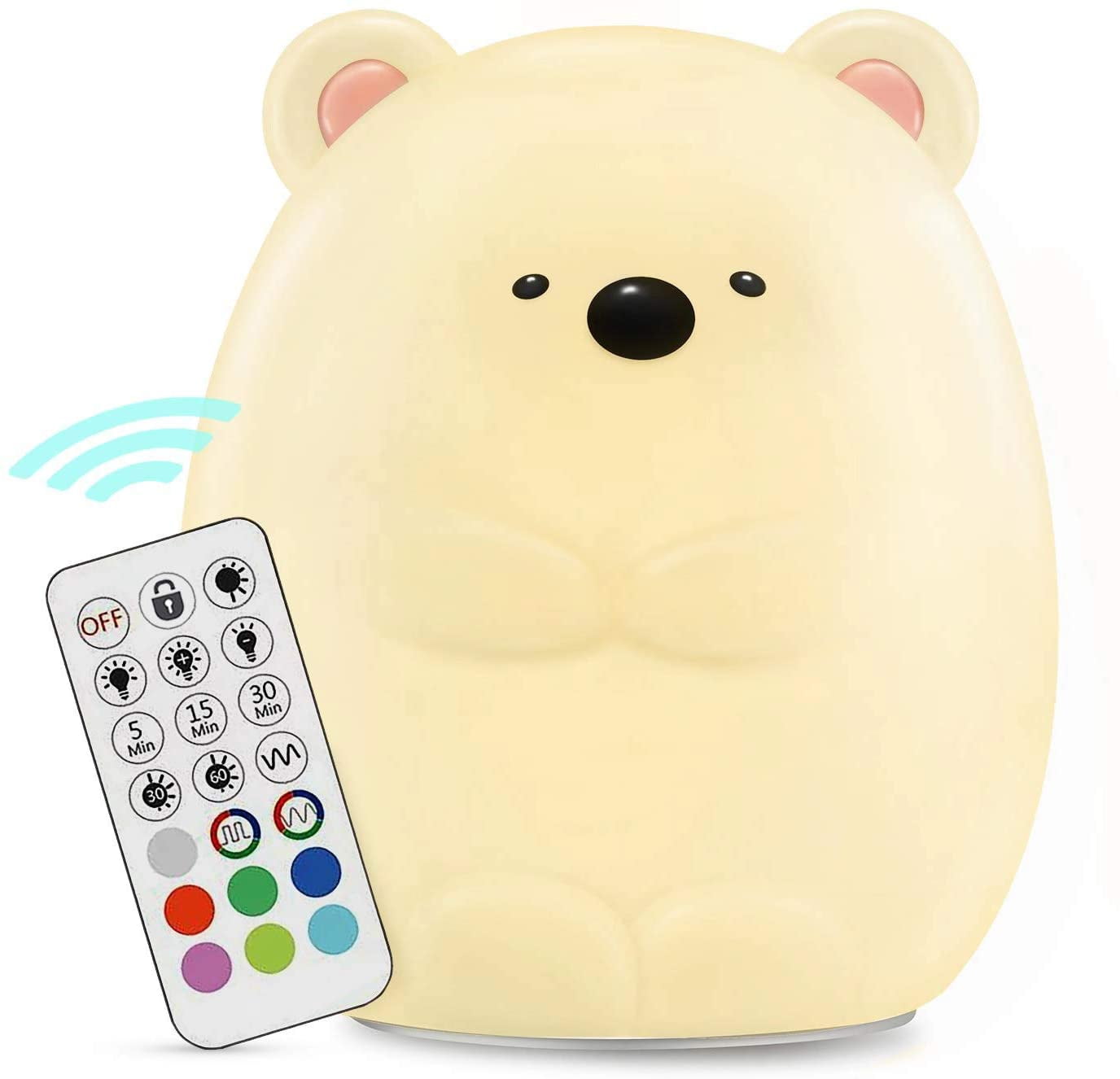 baby night light with remote