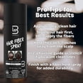 thumbnail image 6 of Level 3 Hairline Fiber Comb - Hair Fiber Line Up Optimizer - Applicator Combs for Hair Building Fibers Powder, Black, 6 of 7