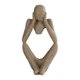 thumbnail image 1 of Sandstone Resin Thinker Statue Nordic Abstract Sculpture Collectible Figurines Home Office Bookshelf Desktop Decor, 1 of 5