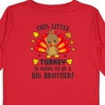 thumbnail image 4 of Inktastic This Little Turkey is Going to Be a Big Brother Boys Long Sleeve Toddler T-Shirt, 4 of 5