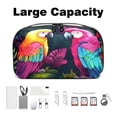 thumbnail image 3 of Parrot Oxford Cloth Waterproof Storage Pouch for Electronic Devices - Hard Drive Cases, Charger Case, Small Travel Case, Cable Organizer Storage - 5.9x9.44x3.14 in, 3 of 6
