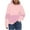 Pink, variant on Color Block Hooded Sweatshirts for Women Oversize Fit Autumn Sweatshirt Pull-up Hoodie Streetwear with Pockets Gym Workout Athleisure Casual Essentials Plus Size