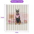 thumbnail image 5 of Happy Mother's Day Doberman Pinscher Love Dog Mom Heart Flower Shower Curtain Doberman Dog Lover Gifts Waterproof Bathroom Bathtub Curtain - 12004, 5 of 5