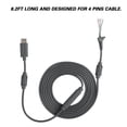 thumbnail image 2 of Cable de Repuesto para el Cable del Gamepad de 8.2FT USB 5Pin con Adaptador Breakaway para Xbox 360, Cable de reemplazo para el Controlador de Xbox 360 Cable USB para Xbox 360 Partes Electronicas Octpeak  No, 2 of 4