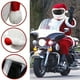 thumbnail image 3 of Sombrero de casco de moto unisex de Papá Noel, cómodo terciopelo rojo y, 3 of 8