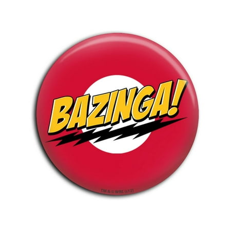 Ripple Junction Big Bang Theory Bazinga No Face Button (Best Face Shape For Bangs)