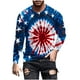 thumbnail image 2 of Blusas y camisas de manga larga con cuello redondo para hombre, estilo casual, estampado, cuello redondo, para fitness, deportivas, de licra., 2 of 5