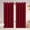 Burgundy, variant on Porsha Woven Textured Room Darkening Grommet Window Curtain Panel, Blush, 54x84 Inches