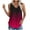 Multicolor, variant on tarylea Womens Tank Top Sleeveless Eyelet V Neck Curved Hem Gradient Color Blouse Tops Casual Summer Loose Dressy Tops