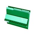 thumbnail image 1 of Pendaflex - File folder - for Letter - tabbed - teal (pack of 100), 1 of 2