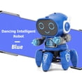 thumbnail image 2 of Plástico interactivo electrónico del juguete del robot con la luz de la música para los regalos de vacaciones de los niños Hugtrwg Para estrenar, 2 of 6
