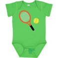 thumbnail image 3 of Inktastic Tennis Racket and Ball Boys or Girls Baby Bodysuit, 3 of 5
