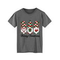thumbnail image 6 of XCHQRTI Christmas Tree Shirt for Women Plus Size Tshirt Short Sleeve Graphic Top, 6 of 11
