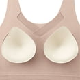 thumbnail image 6 of Beige Tank Top for Women Built in Bra Nylon,Spandex Tops Sleeveless Summer Padded Basic Tank Top Tank Tops Women L, 6 of 9