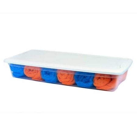 Sterilite 19608006 41 Quart Under Bed Latch Tote Storage Box - Storage Boxes Under Coffee Table Sterilite 19608006 41 Quart Under Bed Latch Tote Storage Box - Storage Boxes Under Coffee Table