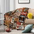 thumbnail image 2 of Football Gifts for Boys, Football Gifts for Men, Football Coach Gifts, Gifts for Football Players Team, Gifts for Football Lover, Football Blanket 60" X 50", 2 of 5