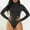 Black, variant on Ichuanyi Clearance Womens Jumpsuits, Womens Solid Color Turtleneck Long-Sleeved Skinny Slim Sexy Jumpsuit
