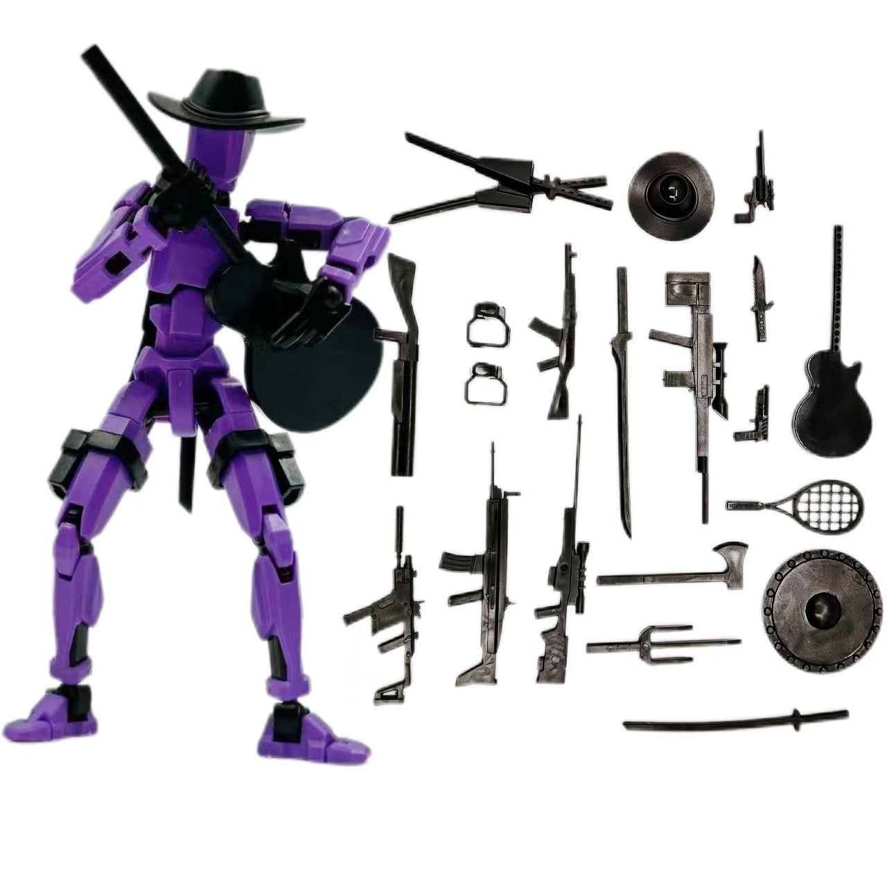 T13 Action Figure Set, Dummy 13 Magnetic Movable Joints Robot Doll with Customizable Accessories, Creative Decompression Assembly Model for Teens Adults, Cool Gift for Valentine's Christmas Birthday