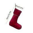 thumbnail image 3 of Christmas Stockings Mini Knitted Xmas Socks 16 Inches Mini Christmas Socks Silver Edge Fireplace Hanging Stockings Christmas Hanging Socks for Party Decoration and Xmas Day, 3 of 6