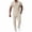 Khaki Set for Men, variant on Men's Suit Set Loose With Pockets Solid Pattern Ideal For Outdoor Sports And Weekend trips Gray M