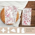 thumbnail image 4 of GZHJMY Beautiful Spring Pink Cherry Blossoms Cloth Napkins, Set of 1 20 x 20 Inch Soft & Comfortable Polyester Dinner Napkins for Family, Restaurant, Parties, Holiday, 4 of 5