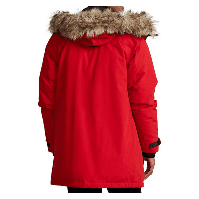 $548 POLO RALPH LAUREN Men's Annex Faux Fur-trimmed Down Parka In
