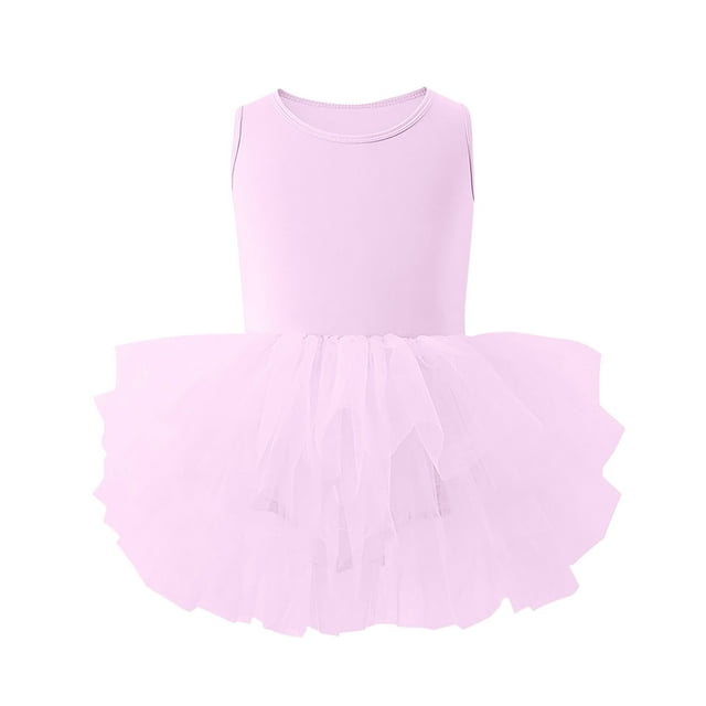Robe de Ballet pour Fille 2-6 Ans Mode Professionnelle Enfants Robe de Fête Dansante Costume de Performance Robe de Princesse Robe de Mariage