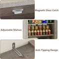 thumbnail image 5 of FANRAL 70” Tall Pantry Organizers and Storage Cabinet with Barn Doors & Drawers,Adjustable Shelf,Tall Pantry for Kitchen Dining Room Living Room Bedroom,Gray Pantry Cabinet, 5 of 8