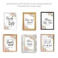 thumbnail image 3 of Koyal Wholesale Coral Peach Roses Wedding Signs Bundle Set for Ceremony, Reception Decor Signage, 8.5 x 11", 30-Pack, 3 of 5