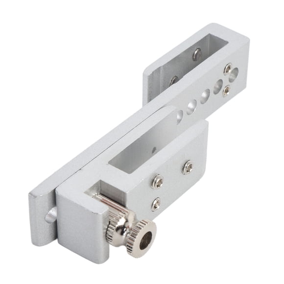 Sliding Glass Door Lock 12 Hole Metal Security Latch for 8 to 12mm Glass Bathroom Hotel Adjustable Durable Frameless Shower Room