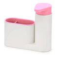 thumbnail image 1 of Coofit Soap Dispenser Creative 2 in 1 Soap Pump Dispenser Sponge Holder for Kitchen, 1 of 8