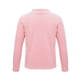 thumbnail image 2 of YIZYIF Kids Girls Long Sleeve Warm Shirt Basic Layer T-Shirt Solid Color Undershirt Thermal Tops Pink 2-3, 2 of 7