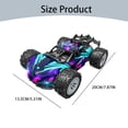 thumbnail image 3 of BINGLI Voiture Télécommandée pour Garçons 4-7, Camions Voitures Rc pour Garçons, Voiture Rc de Course 2,4 GHz à Pulvérisation, Camion Rc Tout-Terrain Haute Vitesse 1/20 avec Batteries Rechargeables, Jouets pour Garçons, 3 of 9