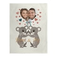 thumbnail image 3 of Cheapark Personalized Photo Blanket For Couples Thick Winter Warm Blanket Custom Picture Name Rectangular Valentines Day Anniversary Gift, 3 of 8