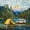 Multicolor 12, variant on Catabedysis Starry Camping Bedding,Bear Tent Print Duvet Cover Full For Boys,Multicolor,Black Reversible,3pcs,1 Duvet Cover and 2 Pillowcases