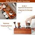thumbnail image 2 of 58mm Espresso Tamping Station - 8 in 1 Espresso Tamp Station and Coffee Organizer for Storage 58mm Portafilter Tamper Distributor Puck Screen Accessories C101, 2 of 3
