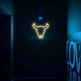 thumbnail image 3 of Shisuyan Bull Head Neon Light Neon Sign Bull Head USB/Battery Powered LED Neon Lamp for Wall Decor, 3 of 9