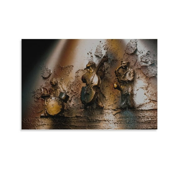 Jazz Festival Canvas Art Poster And Wall Art Picture Print Modern Family Bedroom Decor Posters,Unframe-style,12x18inch(30x45cm)