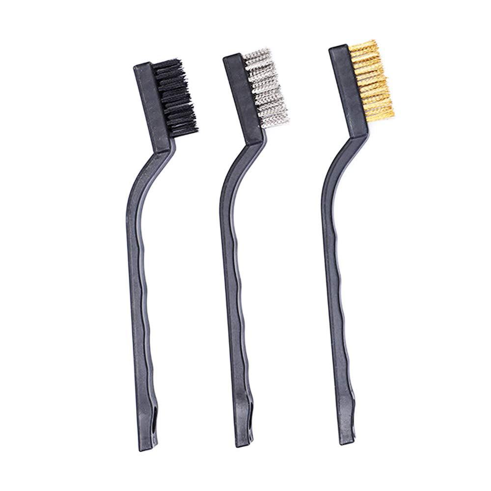 Orchip Small Wire Brush Set, Wire Brushes for Cleaning Rust