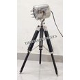 thumbnail image 3 of Vintage Spotlight Black Tripod Table Lamp Home & Office Decor, 3 of 5