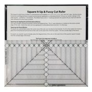 Creative Grids Quilt Ruler 8-1/2in Square It Up or Fussy Cut Square