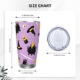thumbnail image 4 of KLL Cute Halloween Print 40oz Stainless Steel Insulated Car Cup with Spillproof Lid - Keep Your Drink Hot or Cold on the Go-Without Straw, 4 of 8