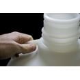 thumbnail image 4 of 10 Liter (2.6 Gallon) Carboy Jug with Gasket Cap, White Premium Polypropylene with 2 Handles, 15" H - 10" D with 2 5/8" Opening - Eisco Labs, 4 of 4