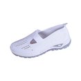 thumbnail image 4 of Zapatos ortopédicos para mujer, zapatillas ortopédicas tejidas con soporte de arco ancho, sin cordones, informales, transpirables, suaves y antideslizantes., 4 of 6