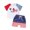 USA White Red, variant on Okbabeha Toddler Boy 4th of July Outfit Letter Embroidery Short Sleeve Tops with StarStripe Shorts Fourth of July Clothes