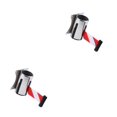 thumbnail image 1 of Bearachild Stanchion Queue Barrier Wall Mount Crowd Control   Retractable Ribbon eter Type2, 1 of 1